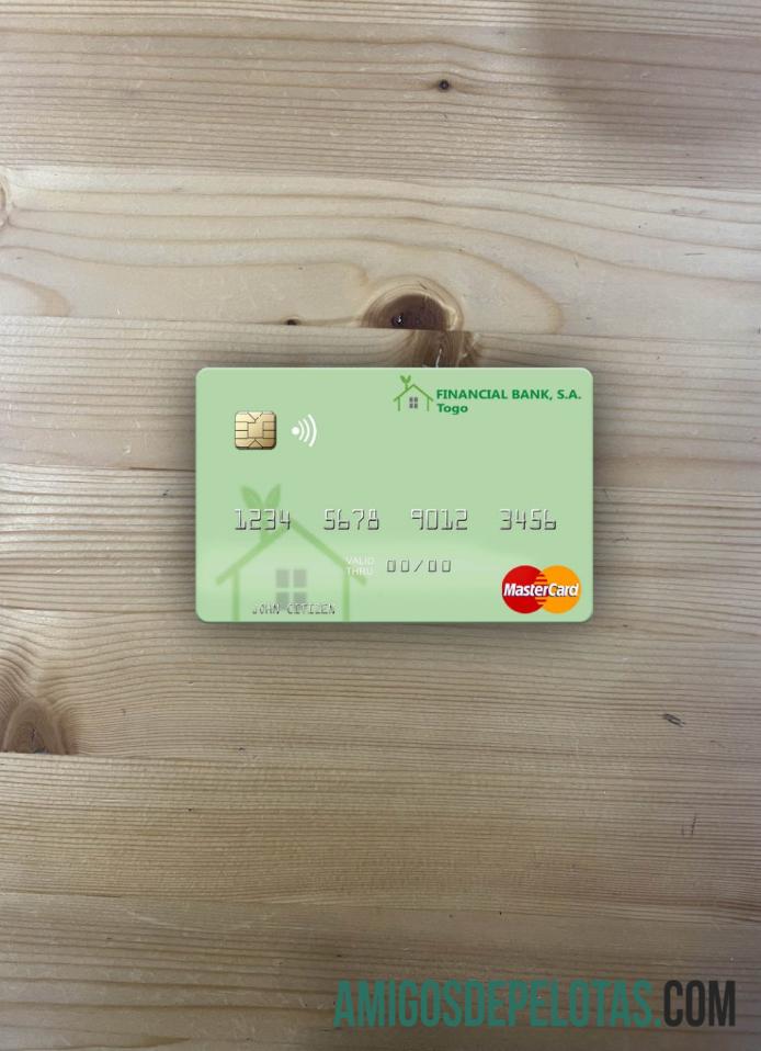 Togo Financial Bank Mastercard Photolook Frente exemplo